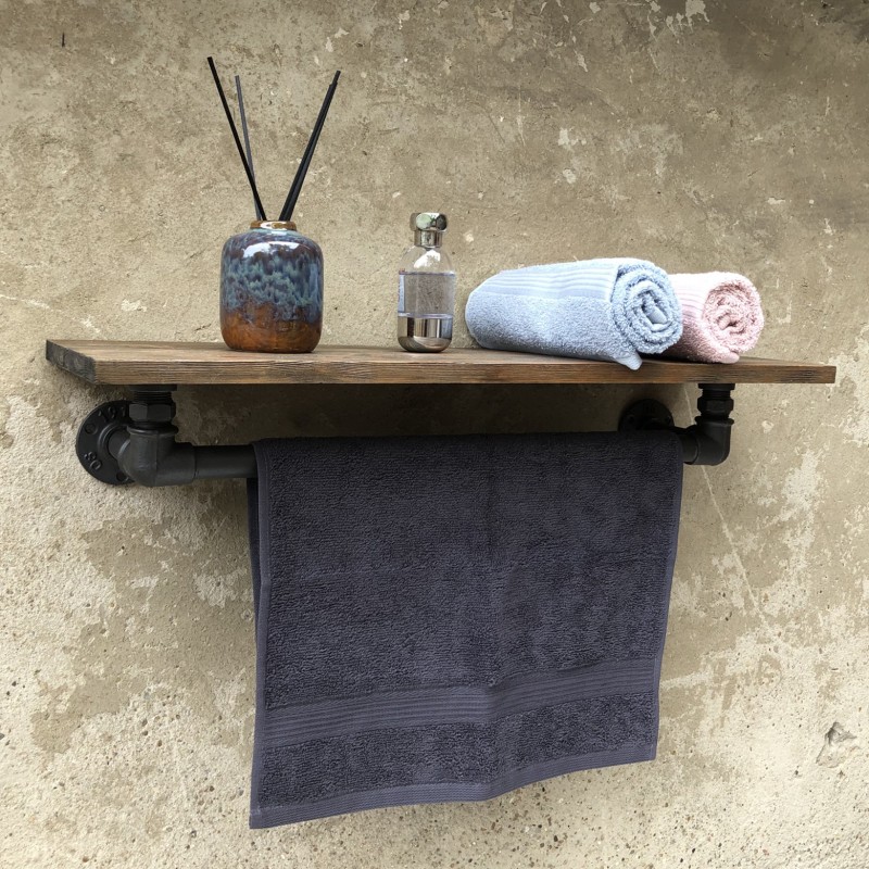 TÖRÖLKÖZŐTARTÓS POLC LOFT DESIGN CSŐPOLC FALI CSŐPOLCOK TÖRÖLKÖZŐTARTÓS POLC LOFT DESIGN CSŐPOLC FALI CSŐPOLCOK
