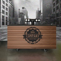 MOBIL SÖRPULT FA BORÍTÁSSAL 4 KEG 200CM 